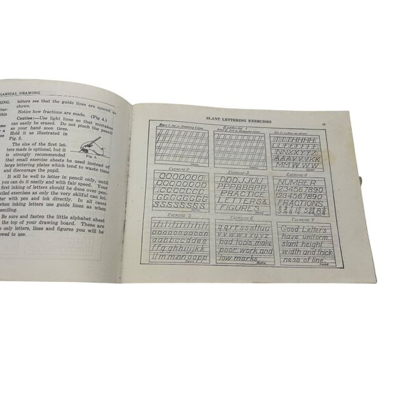 Mechanical Drawing First Year Revised Edition 1954 Ermeling Fischer Greene - Picture 4 of 7